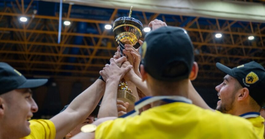 ΑΕΚ Έφηβοι πρωταθλητές ΈΣΚΑ καλαθοσφαίρου