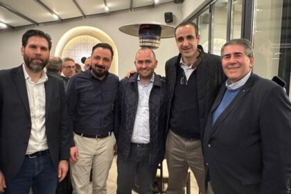 Γρηγόρης Δημητριάδης στη Νέα Πέλλα με στελέχη ΝΔ