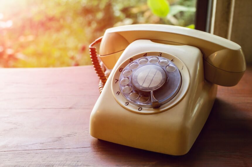 Σταθερό τηλέφωνο ρετρό για παιδιά