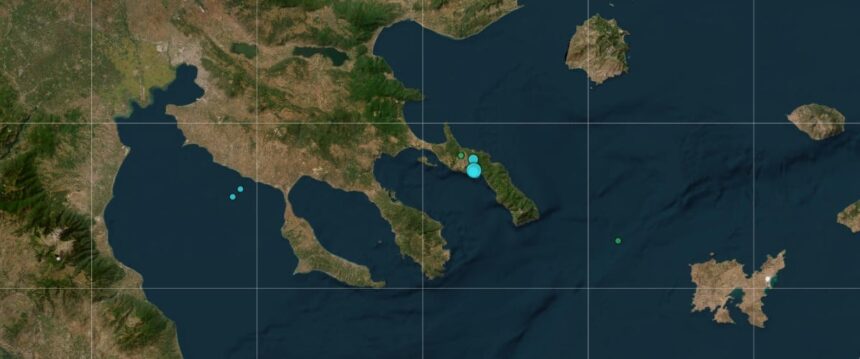 σεισμός 4,9 Ρίχτερ ρήγμα δόνηση