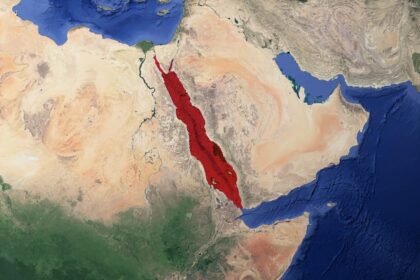 Χάρτης Στενό Ορμούζ Μπαμπ Μαντέμπ Ιράν