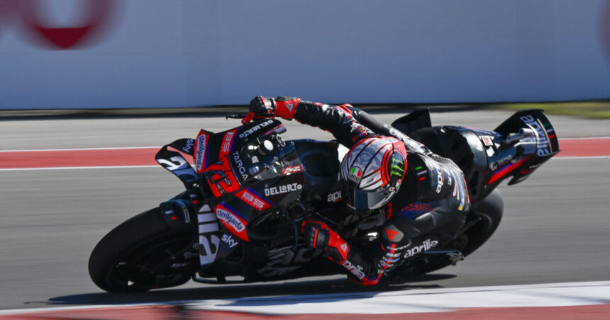 Μπετζέκι MotoGP ρεκόρ ΗΠΑ Aprilia