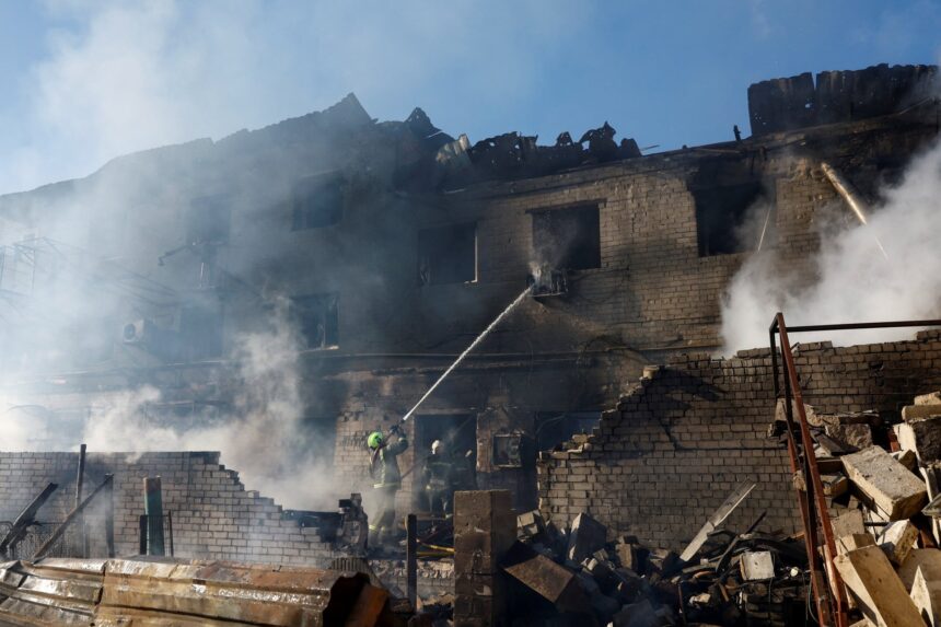 Ρωσία επίθεση πυραύλους Κίεβο ζημιές