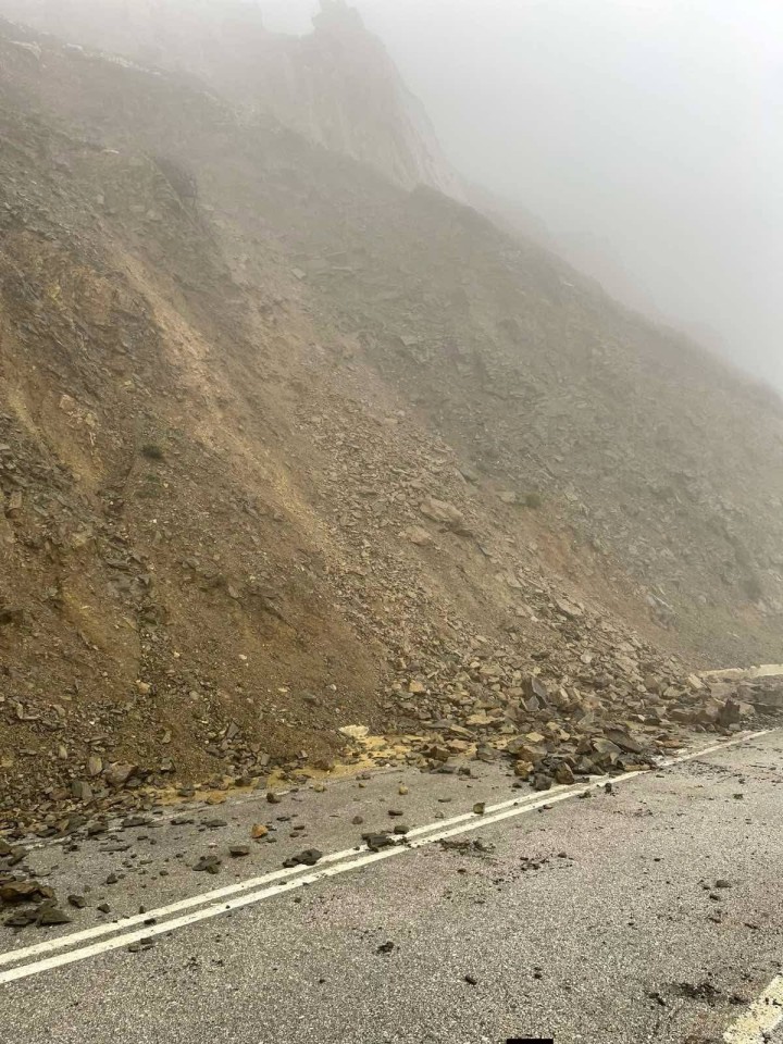 Κατολισθήσεις Κάρπαθος δρόμος Σπόα Όλυμπος