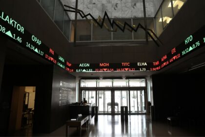 Γενικό Δείκτη χρηματιστηρίου Αθηνών πτώση μετοχών