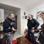 Μητσοτάκης και Θεόφιλος στο διαμέρισμα κοινωνικής στέγασης Θεσσαλονίκης