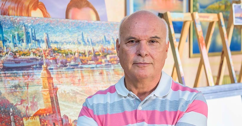 Δημήτρης Ναλμπάντης εικαστικός έκθεση Ρόδος