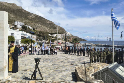 Παρέλαση Τήλου 25η Μαρτίου εορτασμός