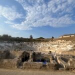 αρχαίο θέατρο Λάρισας προσκήνιο αποκατάσταση