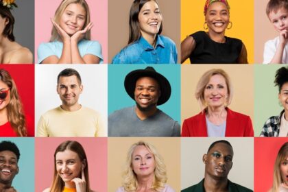 διαφορετικά ανθρώπινα πρόσωπα εξέλιξη αναγνώριση