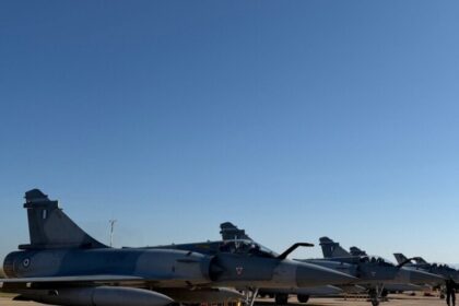 Μαχητικά αεροσκάφη αεροπορική άσκηση Ηνίοχος 2026 Ανδραβίδα