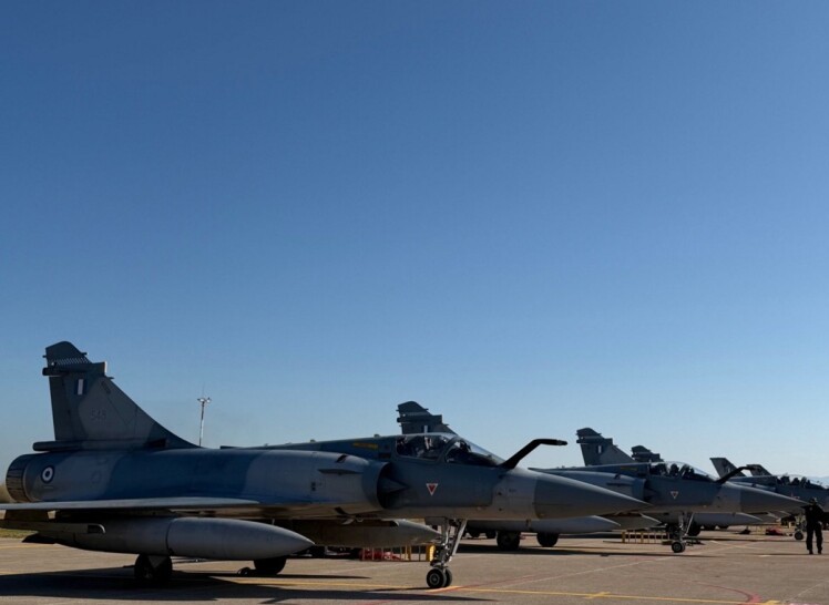 Μαχητικά αεροσκάφη αεροπορική άσκηση Ηνίοχος 2026 Ανδραβίδα