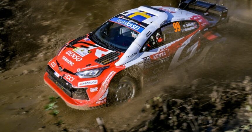 Oliver Solberg Ράλι Σαφάρι WRC Κένυα λάσπος