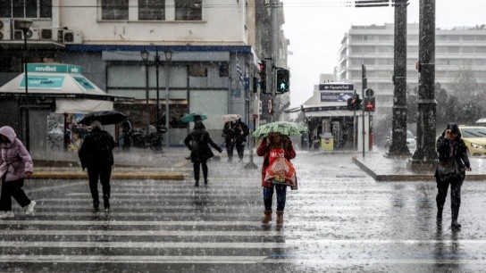 Καιρός Ελλάδα κακοκαιρία βροχές χιόνια