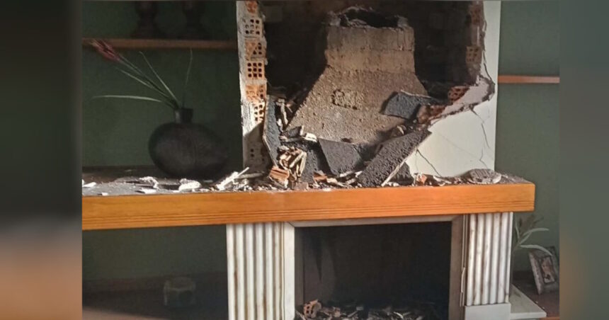 Κατάρρευση στέγης από κεραυνό στην Πρέβεζα