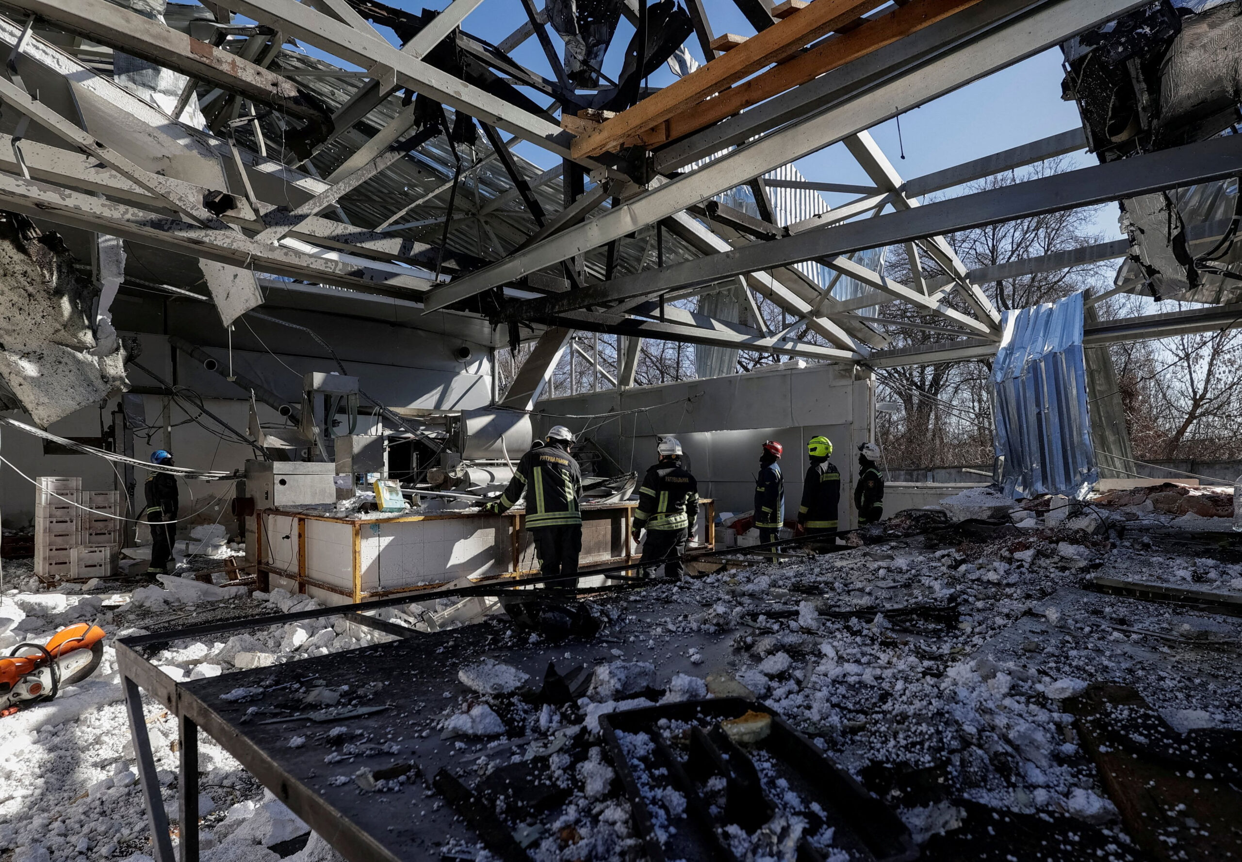 Ρωσία επίθεση πυραύλους Κίεβο ζημιές