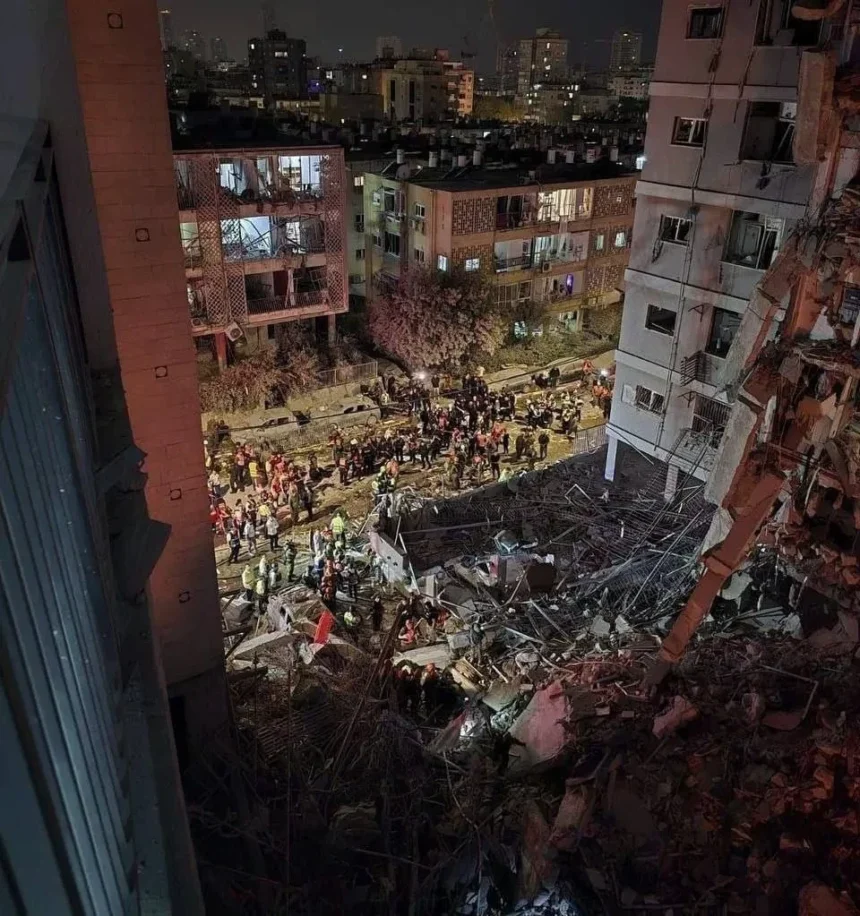 Ζημιές από ιρανικούς πύραυλους νότιο Ισραήλ