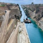 διώρυγα Κορίνθου εργοτάξιο θαλάσσιος τουρισμός