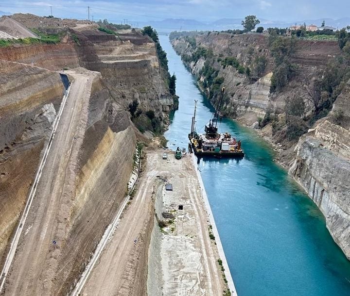 διώρυγα Κορίνθου εργοτάξιο θαλάσσιος τουρισμός