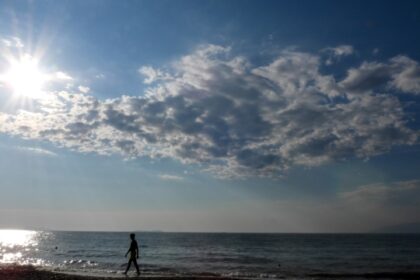 Χάρτης πρόγνωσης καιρού Πάσχα ψυχρές θερμοκρασίες