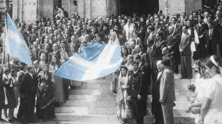 Τελετή ενσωμάτωσης Δωδεκανήσων 1947 Ρόδος