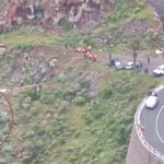 Λεωφορείο ανατραμένο σε χαράδρα Κανάρια Νησιά