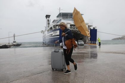 Κακοκαιρία Erminio προβλήματα ακτοπλοϊκά δρομολόγια Αιγαίο