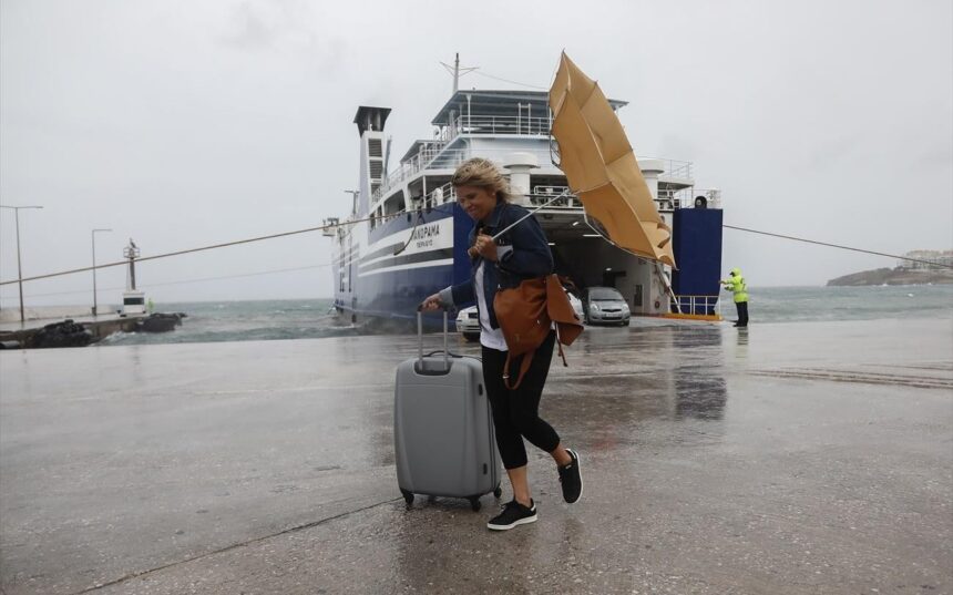 Κακοκαιρία Erminio προβλήματα ακτοπλοϊκά δρομολόγια Αιγαίο