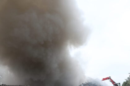 φωτιά ανακύκλωση Νεοχωρούδα Ωραιοκάστρου καπνοί