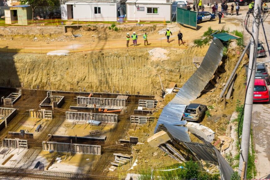 υποχώρηση εδάφους Τούμπα οπτικές ίνες