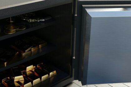 ράβδος χρυσού σε χρηματοκιβώτιο Trostberg