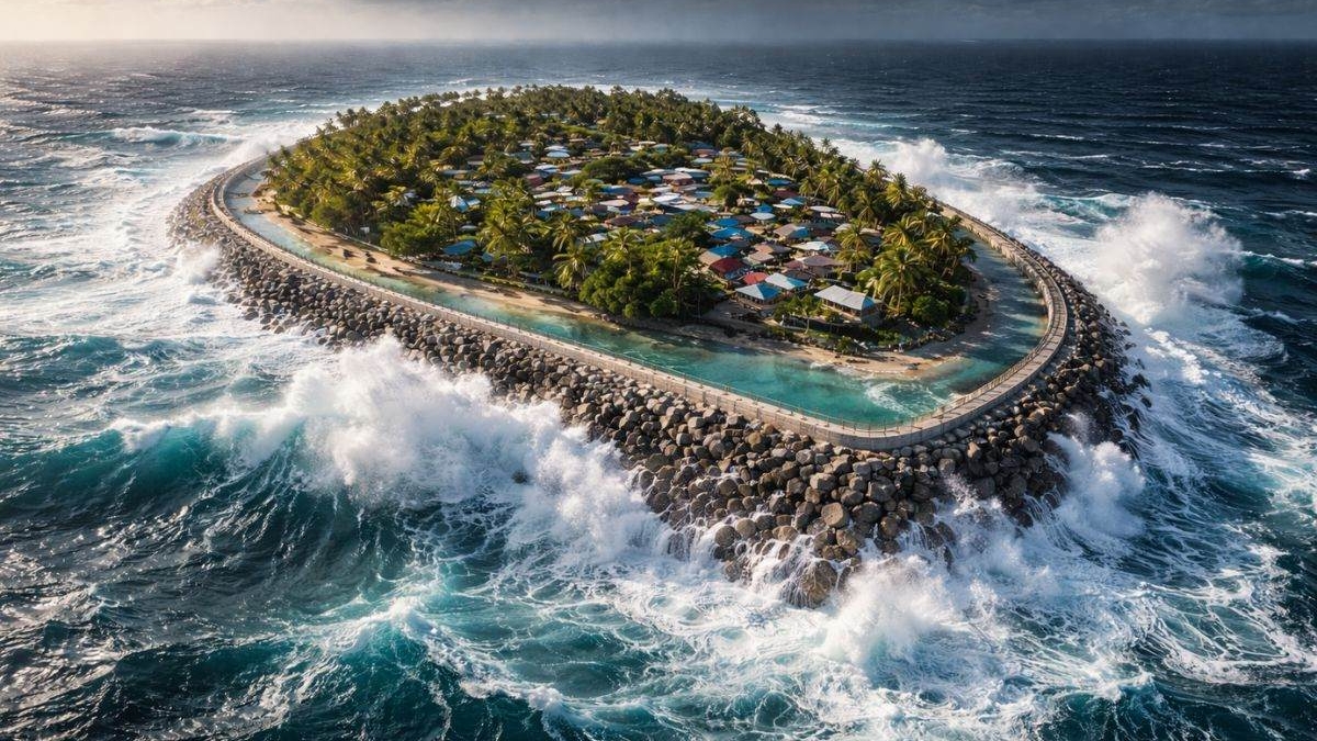 φράγμα Τουβαλού προστασία νησιού