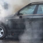 Αυτοκίνητο τυλιγμένο στις φλόγες Εύβοια Ερέτρια