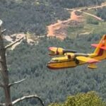 Φωτιά στην Πάρνηθα με πυροσβεστικά μέσα