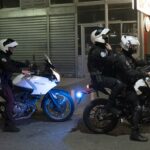 Δίκυκλο ΕΛ.ΑΣ. Θεσσαλονίκη μετά τη σύγκρουση