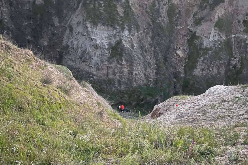 Διάσωση 58χρονου από πτώση 40 μέτρων Θεσσαλονίκη