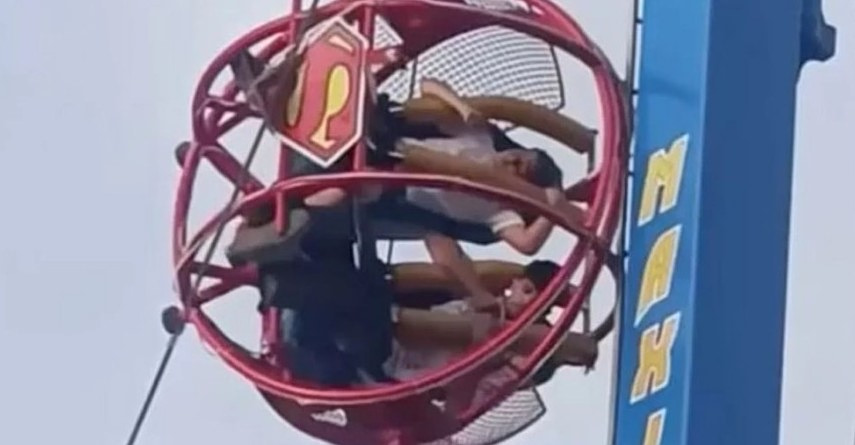 ατύχημα λούνα παρκ Σεβίλλη καλώδιο Steel Max