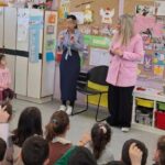 Μαθητές νηπιαγωγείου με παρουσίαση για αδέσποτα ζώα Καλαμαριάς