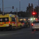 Τροχαίο Ποσειδώνος Πικροδάφνη με κλειστή λωρίδα