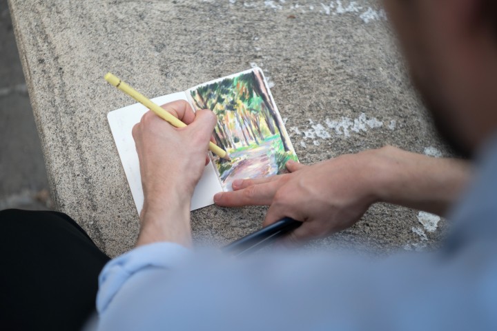 Ευρωπαϊκή Πολυφωνία Ρόδος στο Παρίσι, έκθεση Συρροές