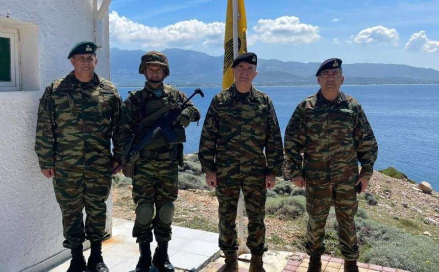 Αρχηγός ΓΕΕΘΑ επίσκεψη στρατόπεδα Αιγαίου