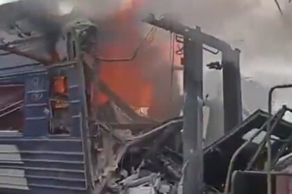 επίθεση με drone Σίζραν - ζημιές σε πολυκατοικία