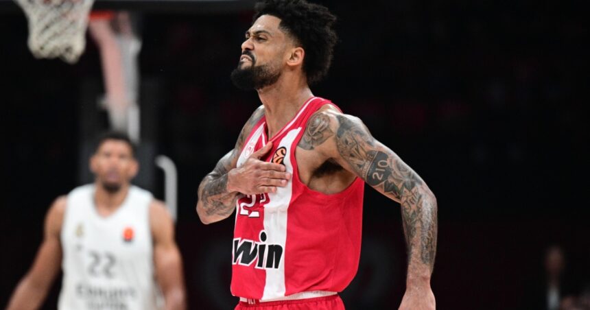 Τάιλερ Ντόρσεϊ Ολυμπιακός EuroLeague highlights