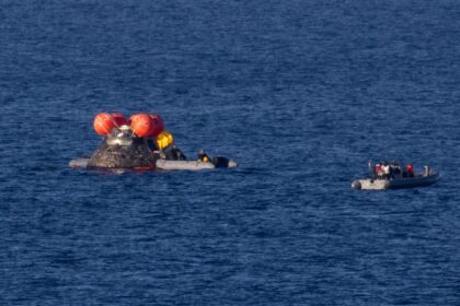 Κάψουλα Orion Artemis II προσθαλάσσωση Ειρηνικός