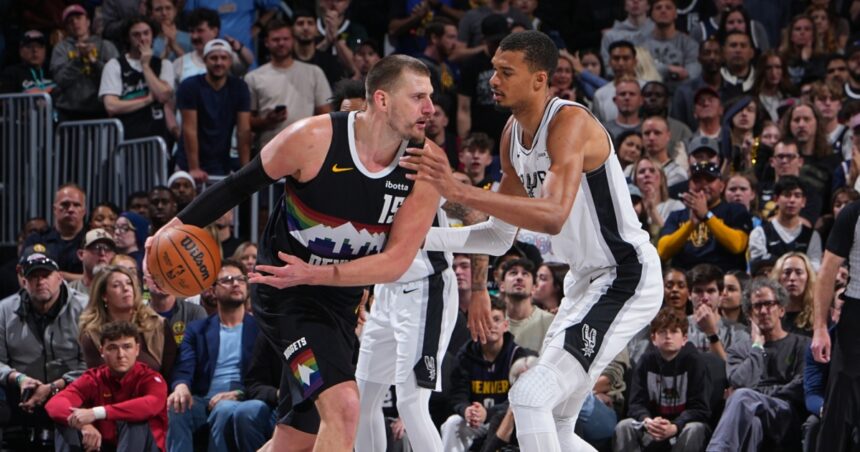 Νάγκετς Σπερς παράταση Γιόκιτς Γουεμπανιάμα NBA