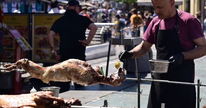 Σύννεφα και βροχή καιρός Πάσχα