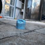 Είσοδος πολυκατοικίας Κυψέλης έκρηξη γκαζάκια