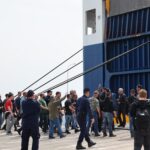 Αποκλεισμός λιμανιού Μυτιλήνης πλοίο Blue Star Patmos