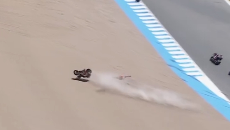 Μάρκεθ πτώση Ducati στη Χερέθ 26 Απριλίου