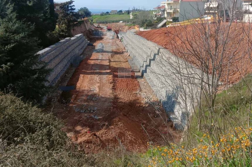 Αντιπλημμυρικά έργα προστασίας Θεσσαλονίκης δάσος